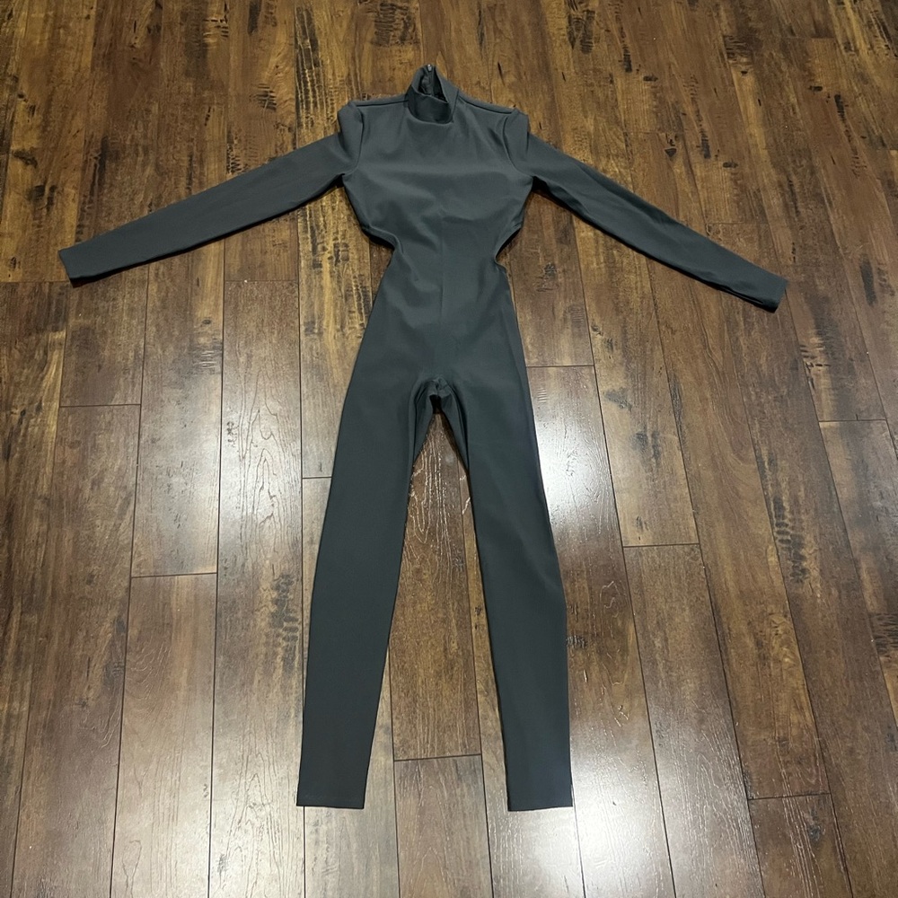 Elegant Gray Jumpsuit